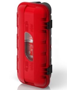 Plastikinė hermetiška dėžė 6kg  gesintuvui