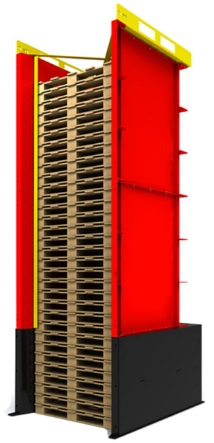 Palečių skirstytuvai - DStacker serijos, 40 palečių