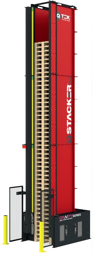 Palečių skirstytuvai - DStacker serijos, 55 paletės