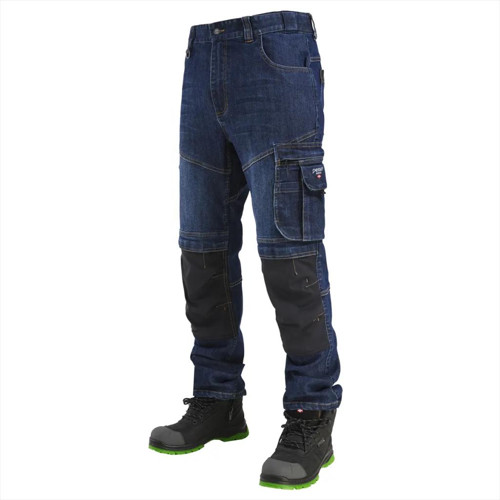 Darbo kelnės Pesso Denim Flex Ultimate Strech 155, mėlynos