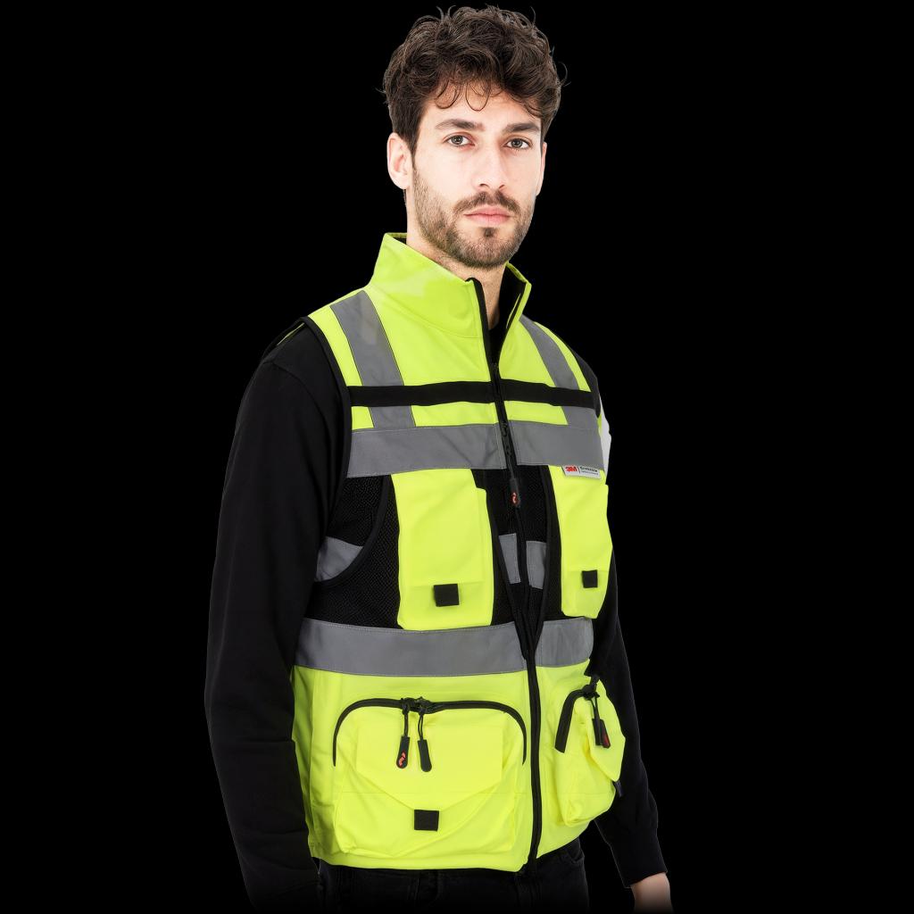 Signalinė liemenė TYTAN, geltonos spalvos