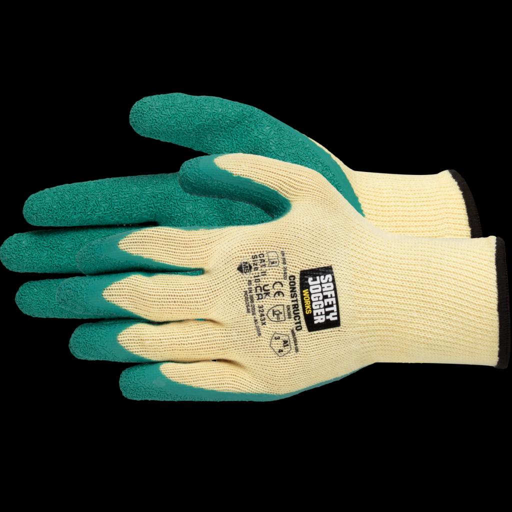 Apsauginės darbui skirtos pirštinės CONSTRUCTO, EN 388 (3 poros)