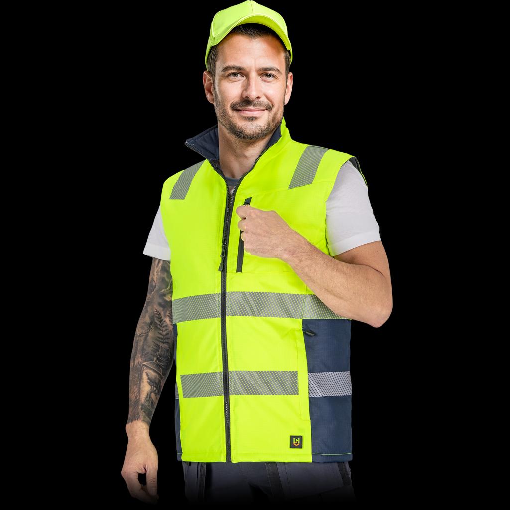 Signalinė liemenė LASER, su pašiltinimu