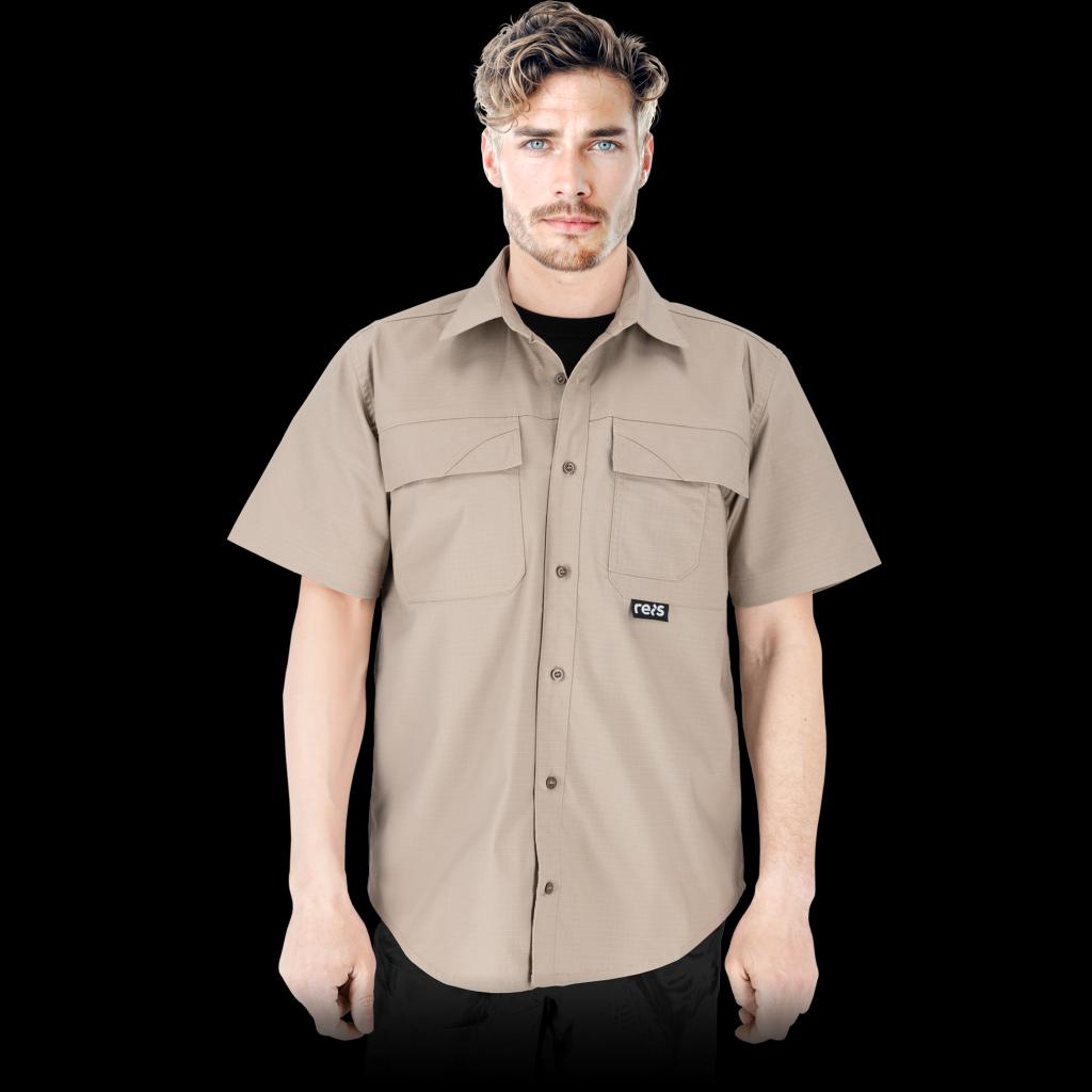 Taktiniai marškiniai HUNTER, trumpomis rankovėmis, su ventiliavimo sprendimais