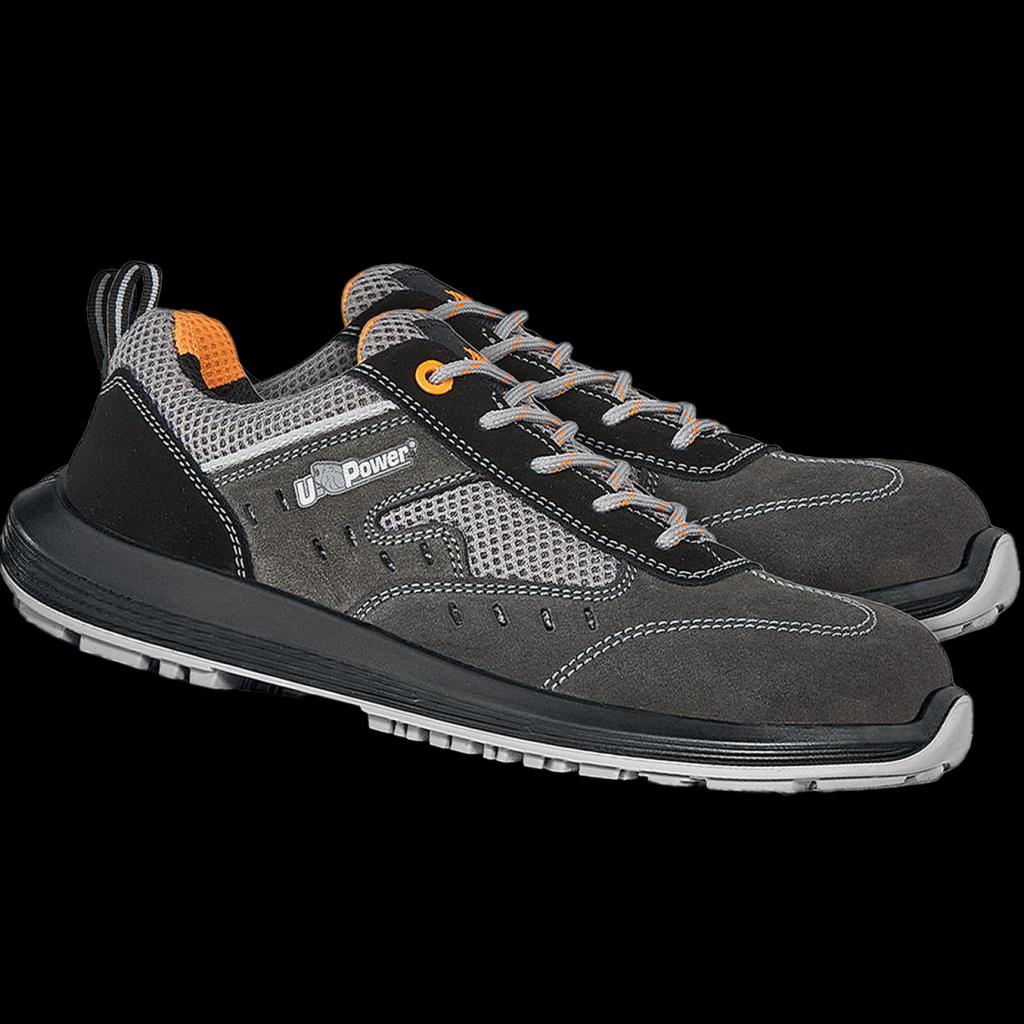 Aukštos kokybės odiniai darbo batai U-POWER SPRINT S1 ESD FO SR, itin lengvi, orui laidūs ir be metalo