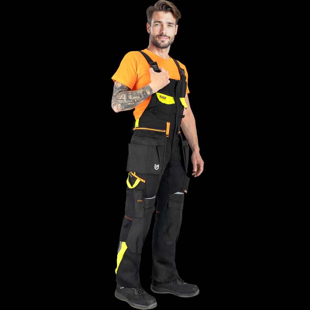 Patogios ir funkcionalios darbo kelnės HARVER COOL, su petnešomis