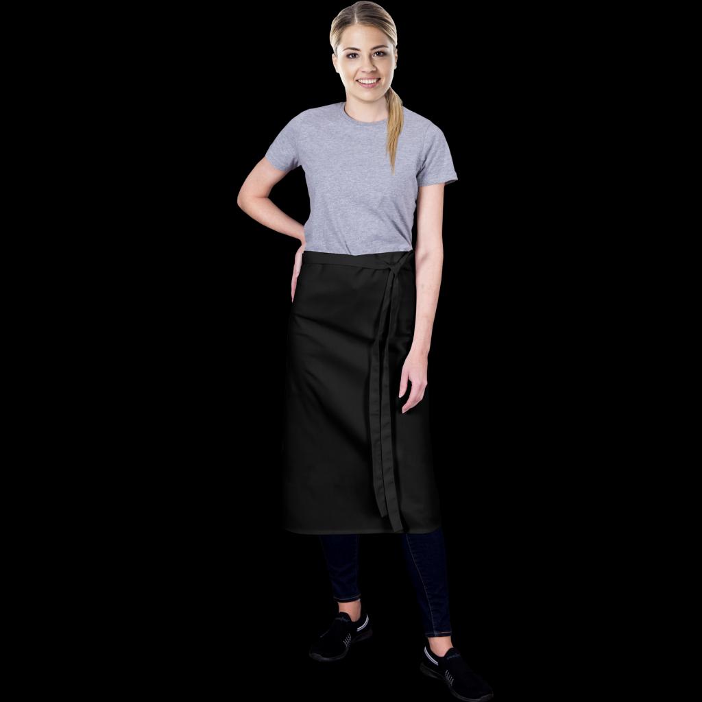 Universali prijuostė EXNER, sukurta darbui padavėjams, juodos spalvos