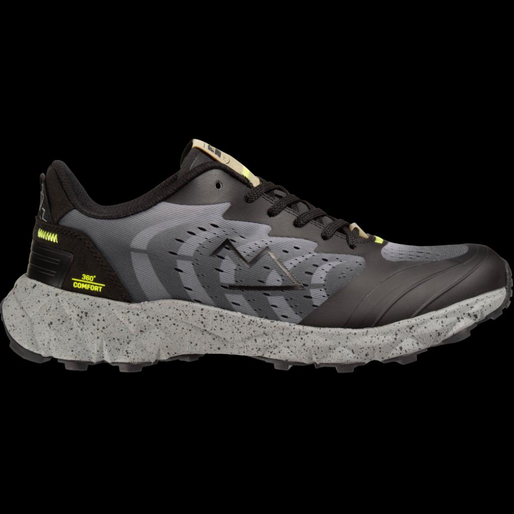 Lengvi ir kvėpuojantys vyriški žygio batai SANTIAGO, tamsiai pilki