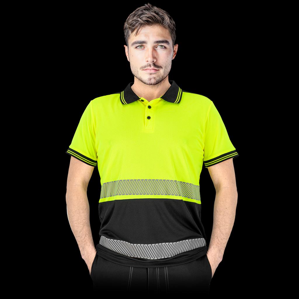 Signaliniai polo marškinėliai IGUANA, lengvi ir kvėpuojantys