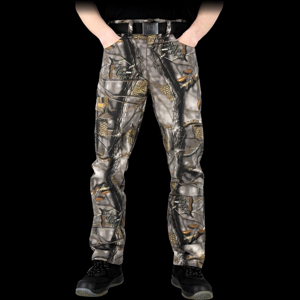 Elastingos universalios maskuojančio rašto kelnės HUNTER RIP-STOP
