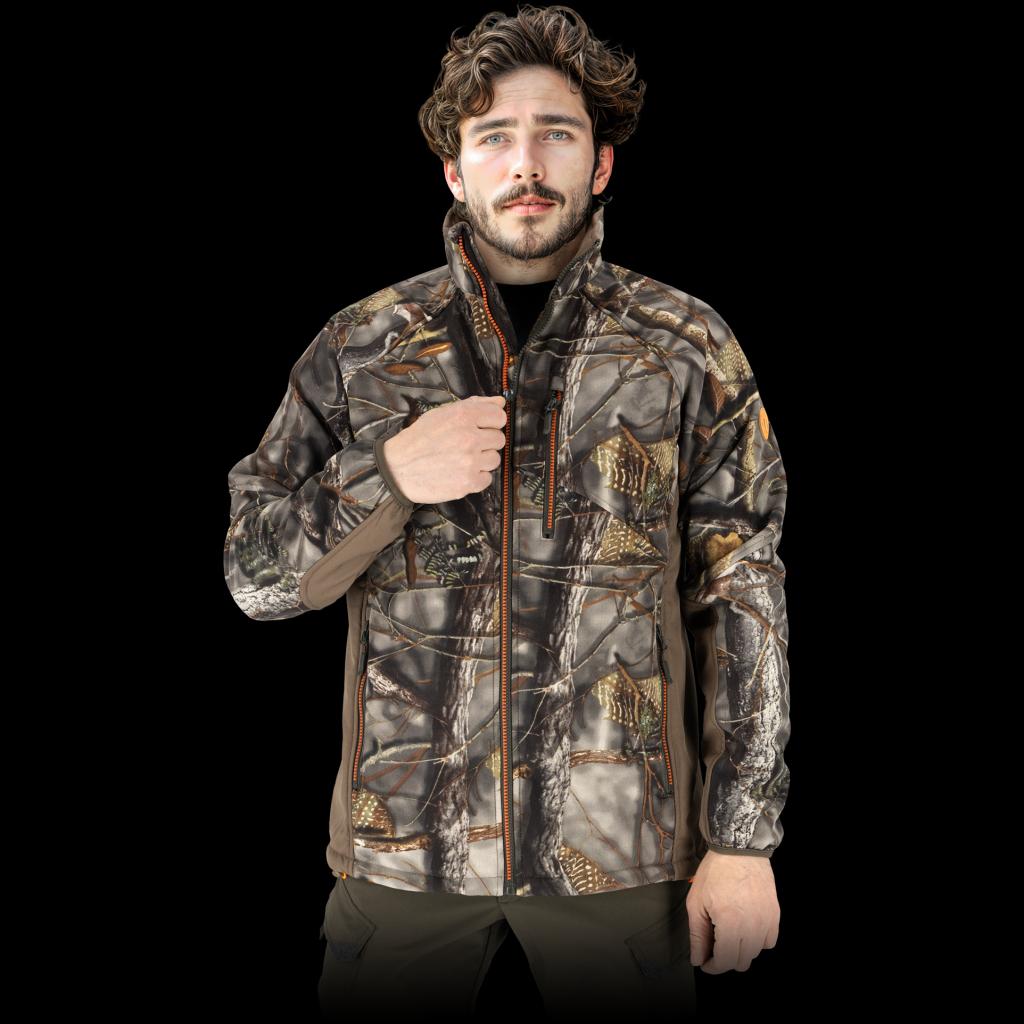 Maskuojančio rašto universali Softshell striukė HUNTER MUZ