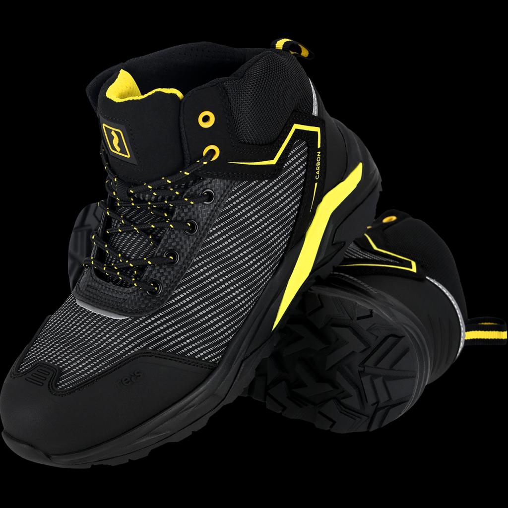 Lengvi ir patogūs darbo batai CARBON HIGH S3S FO SR, su kompozitine pirštų ir pado apsauga