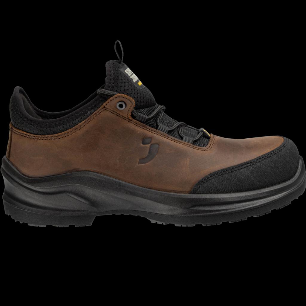 Itin patogūs ir pralaidūs orui darbo batai MODULO LEATHER S3S LOW, ruda spalva
