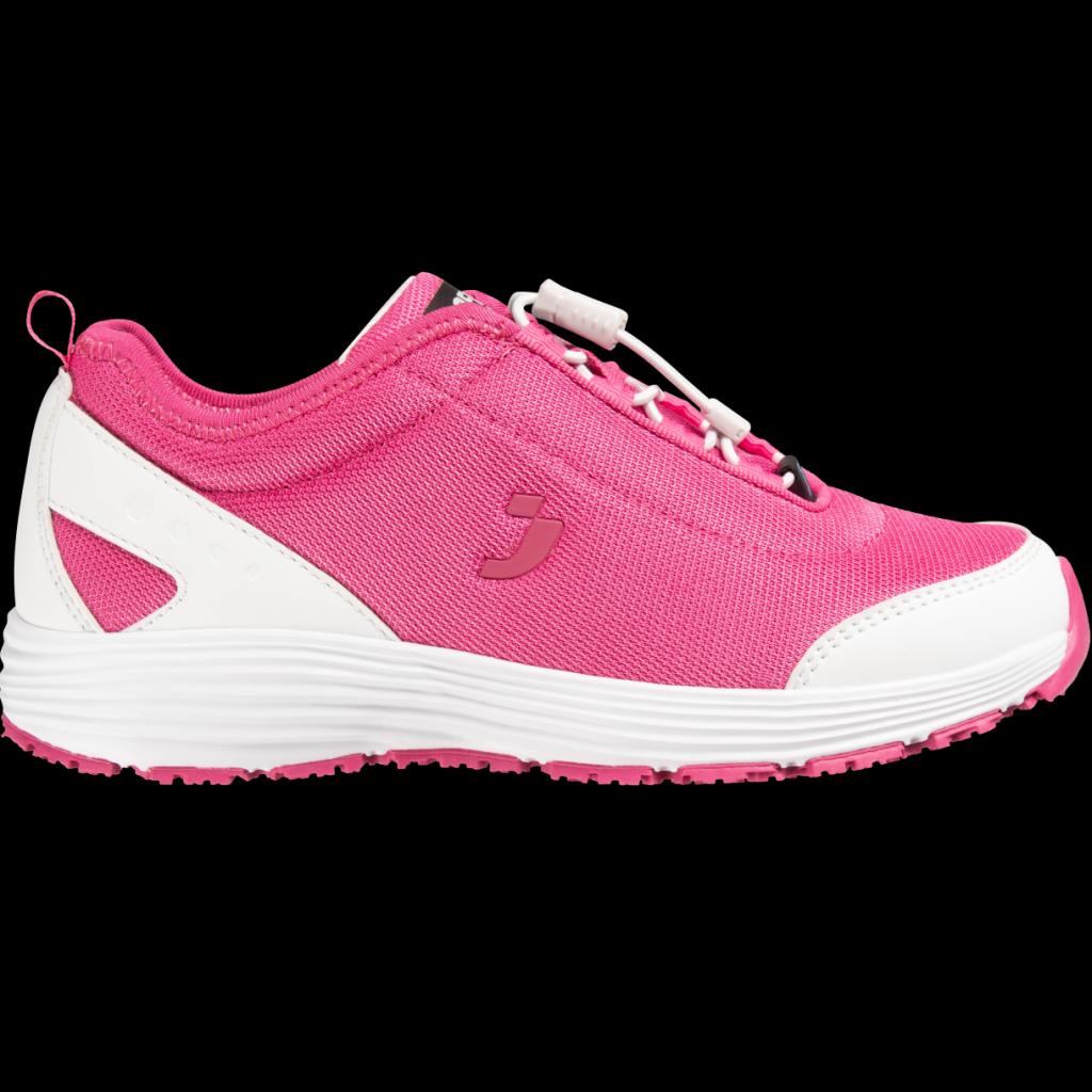 Ypatingai lengvi ir neslidūs sportinio stiliaus moteriški darbo batai MAUD SRA E, rausvos spalvos