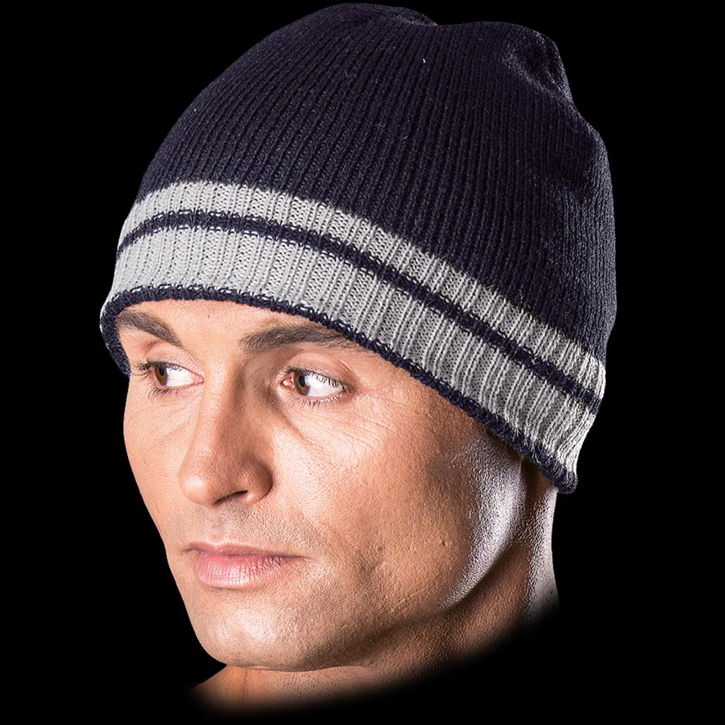 Žieminė megzta kepurė su flisu PAS (įvairių spalvų)