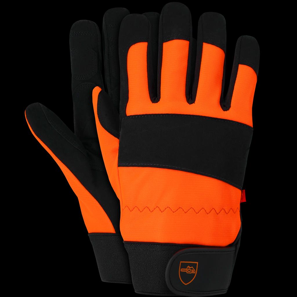 Apsauginės pirštinėsPILER, darbui su grandininiu pjūklu