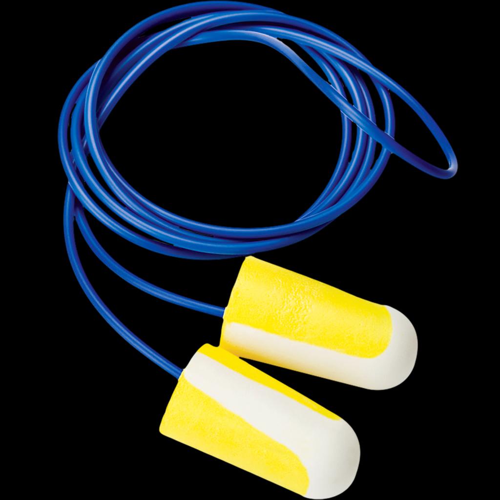 Ausų Kištukai HONEYWELL BILSOM 304S (SNR=33 dB), 100 porų, su virvele