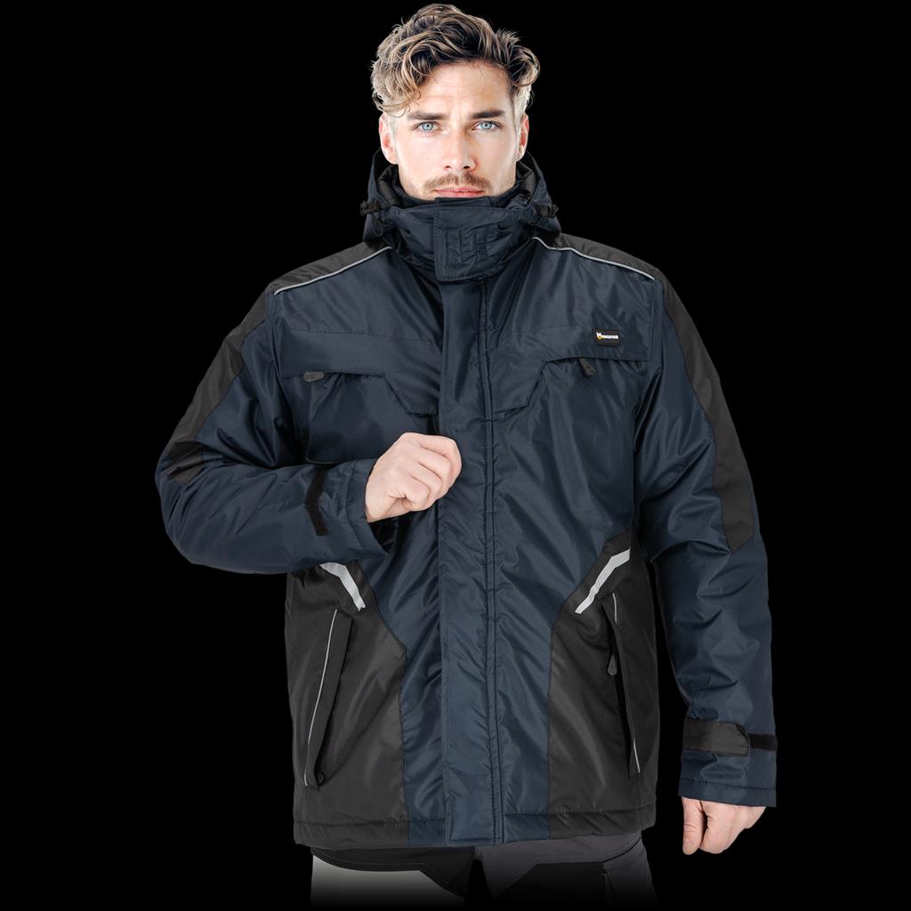 Neperšlampanti ir vėjui atspari žieminė striukė ASTRAL, prailgintas modelis