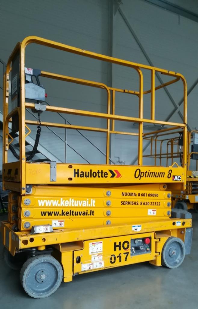 Elektrinis žirklinis keltuvas Haulotte Optimum 8