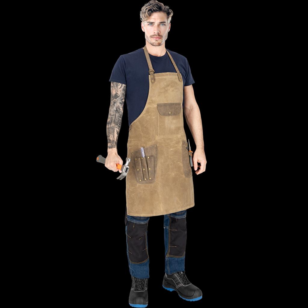 Darbinė prijuostė meistrui CHISEL, rudos spalvos