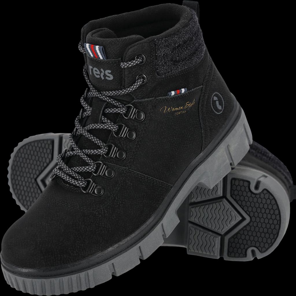 Moteriški laisvalaikio batai CORTINA, juodos spalvos