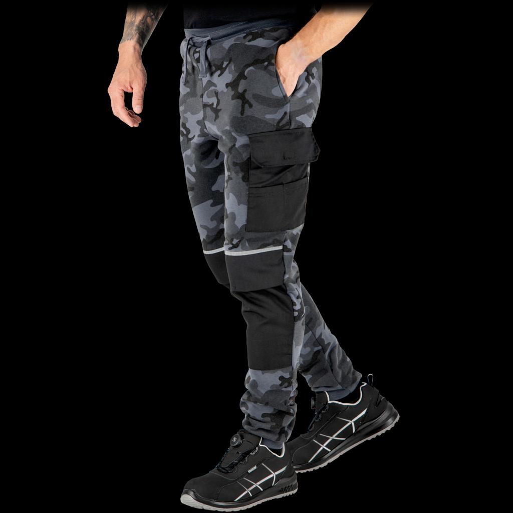 Universalios sportinio stiliaus kelnės BUZON, maskuojančio rašto