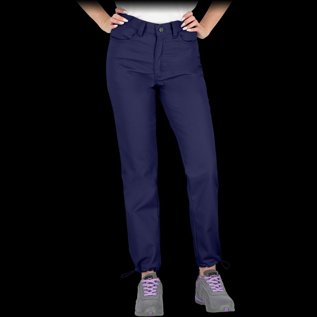 Moteriškos kelnės darbui VISER, mėlynos