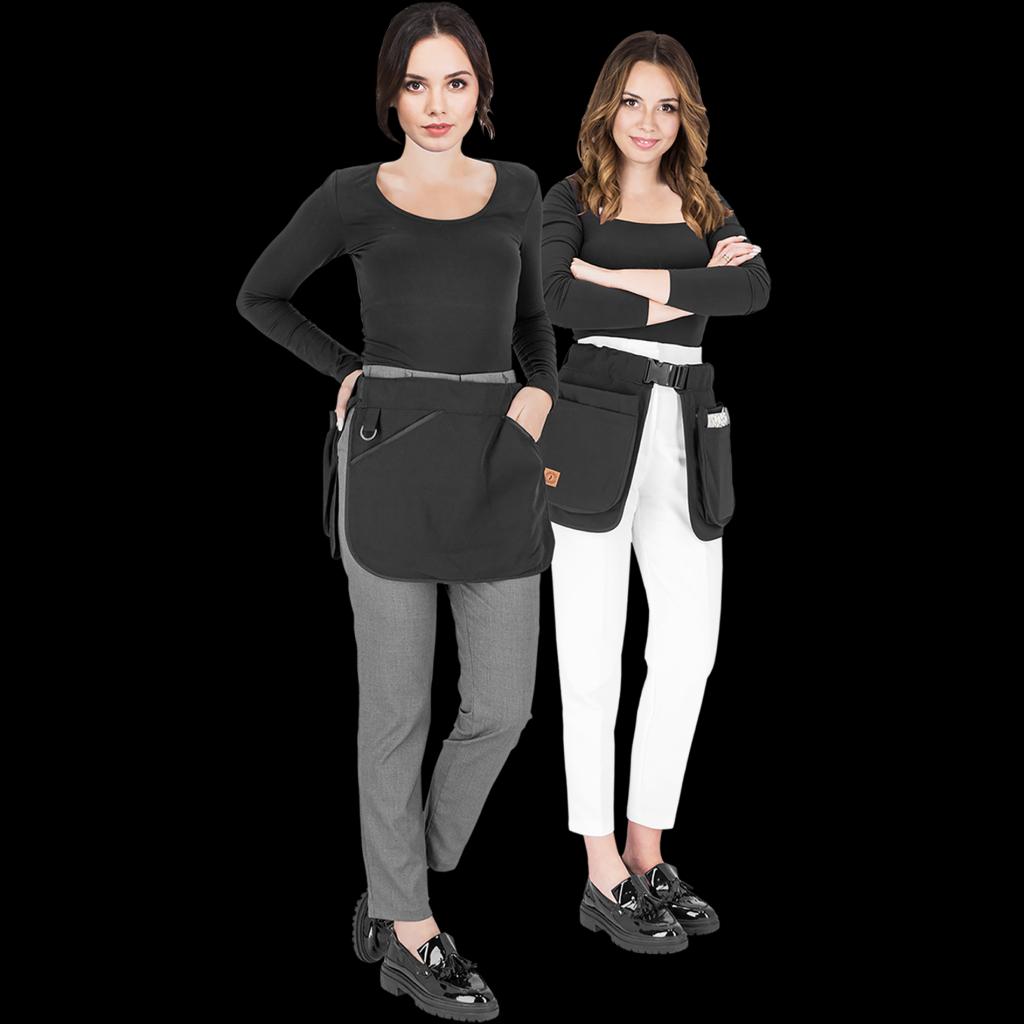 Universali prijuostė su kišenėmis BAG, juoda