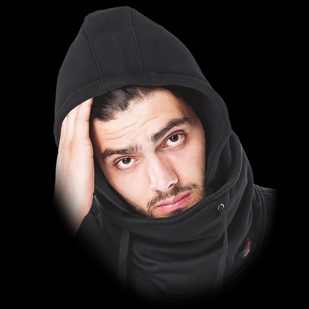 Šiltas flisinis gaubtuvas HOOD