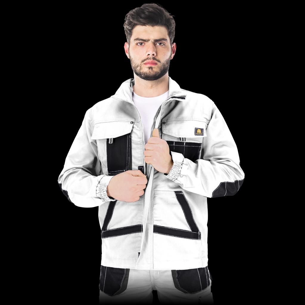 Vyriškas darbo švarkas FIO WHITE