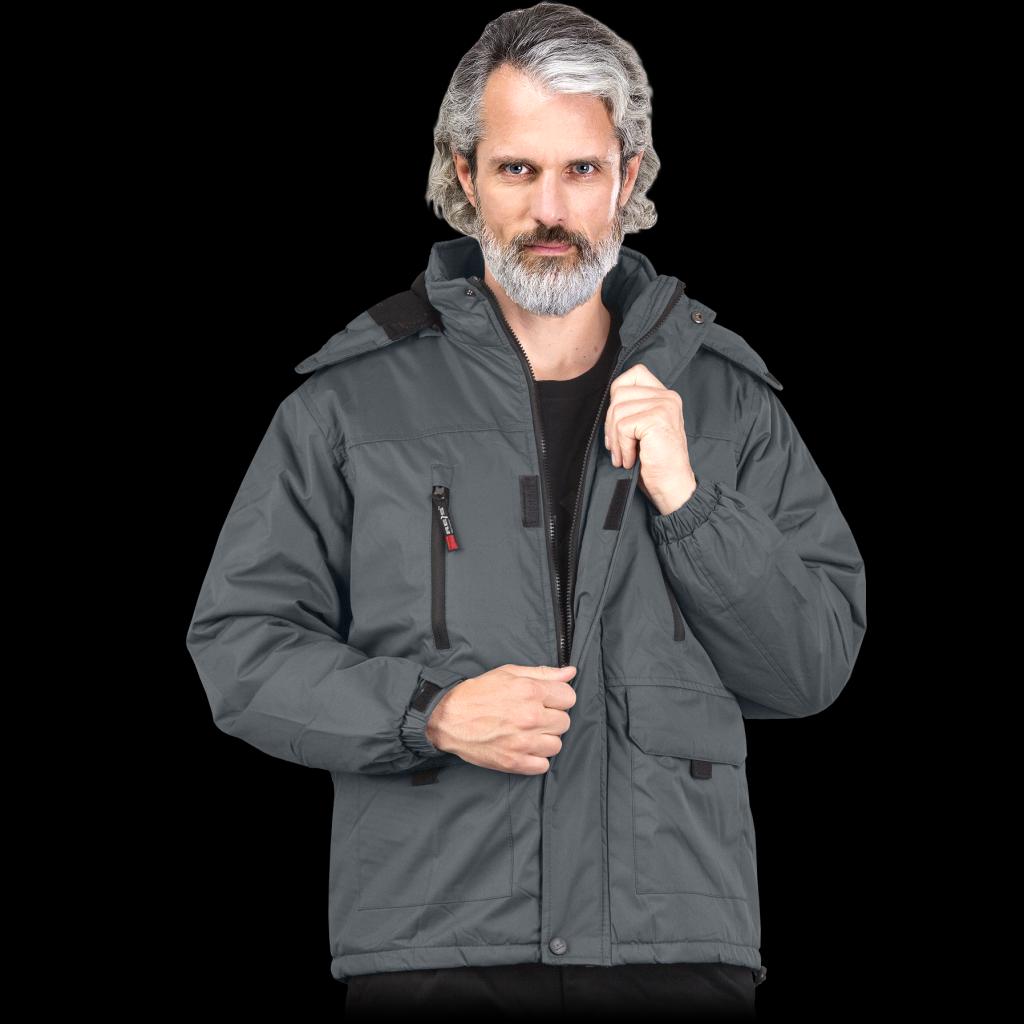 Neperšlampanti striukė NORWAY GREY, su flisiniu pamušalu