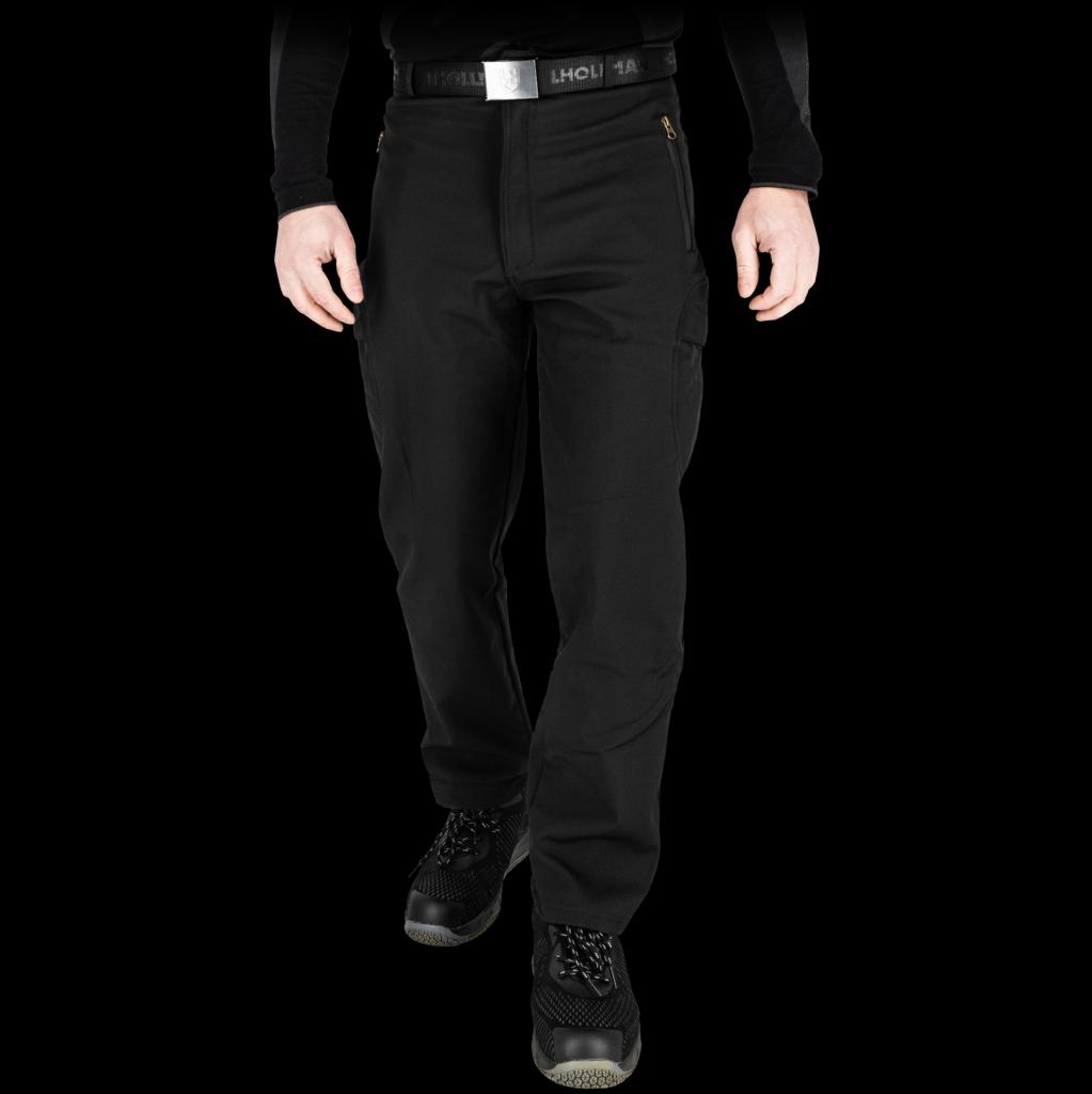 Universalios Softshell tipo kelnės SHELLTANG BLACK, su TPU membrana