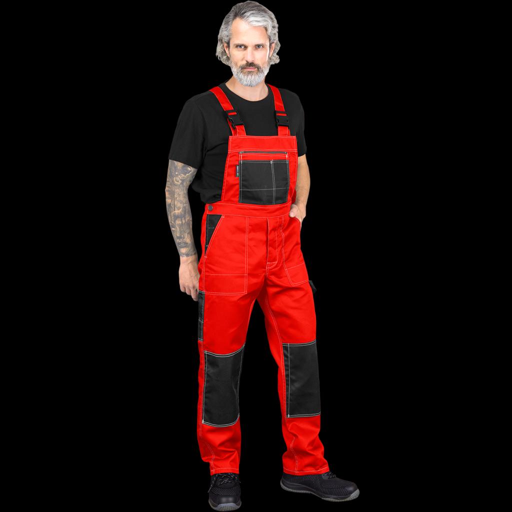 Puskombinezonis darbui MULTI MASTER, raudonos spalvos