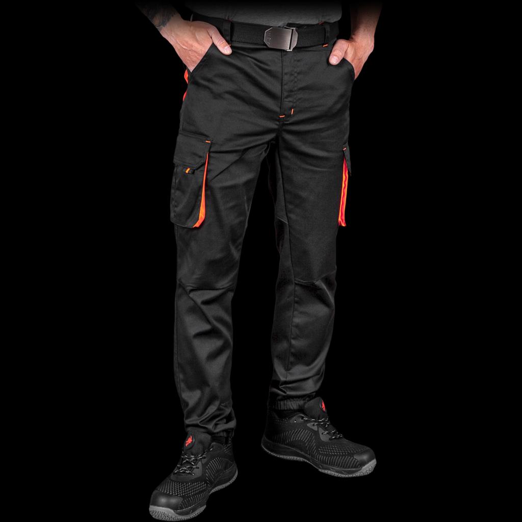 Elastingos darbo kelnės LAND BAX BLACK