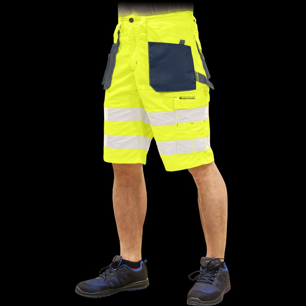 Šortai FORMEN YELLOW VIS