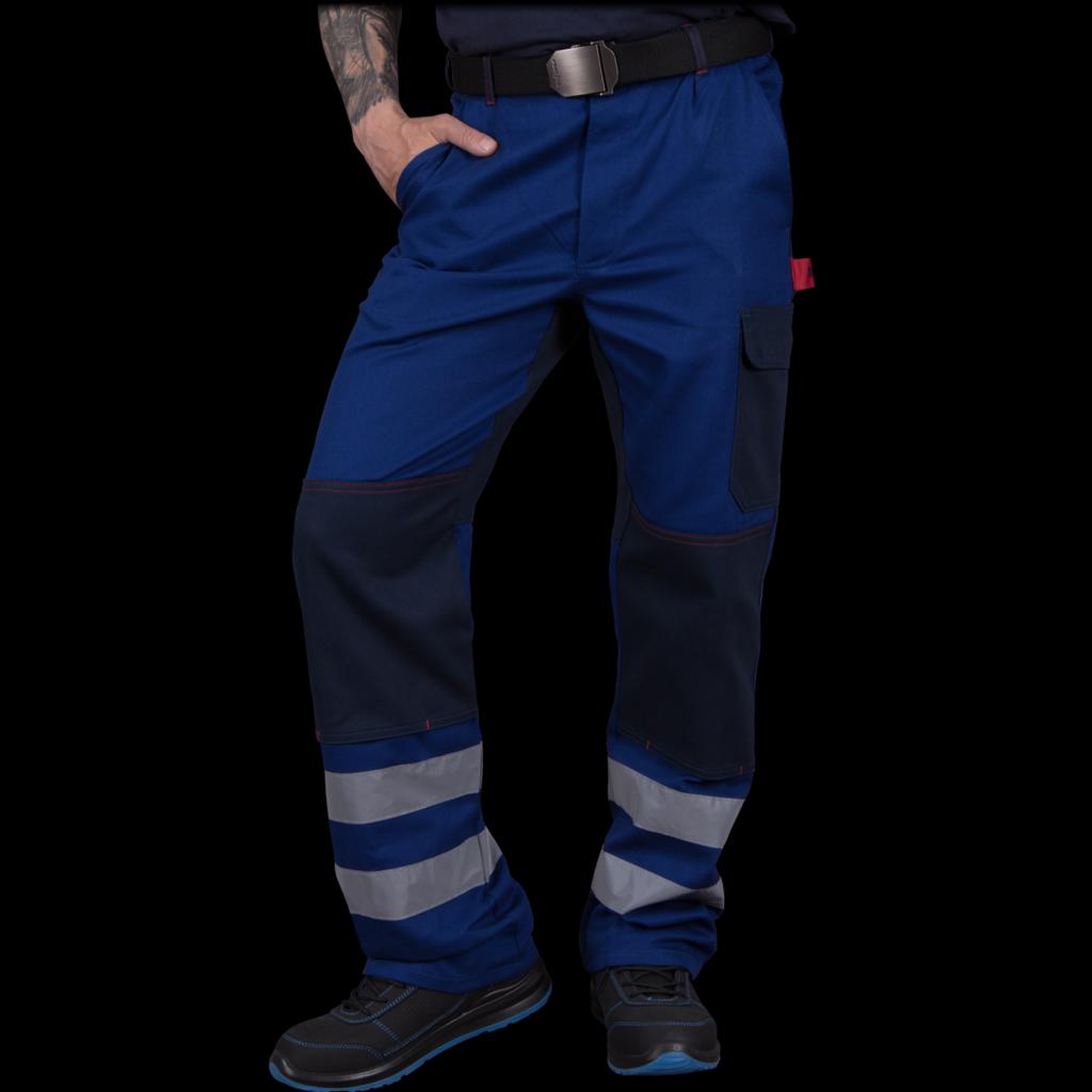 Kelnės BOMUL BLUE su šviesą atspindinčiomis juostomis