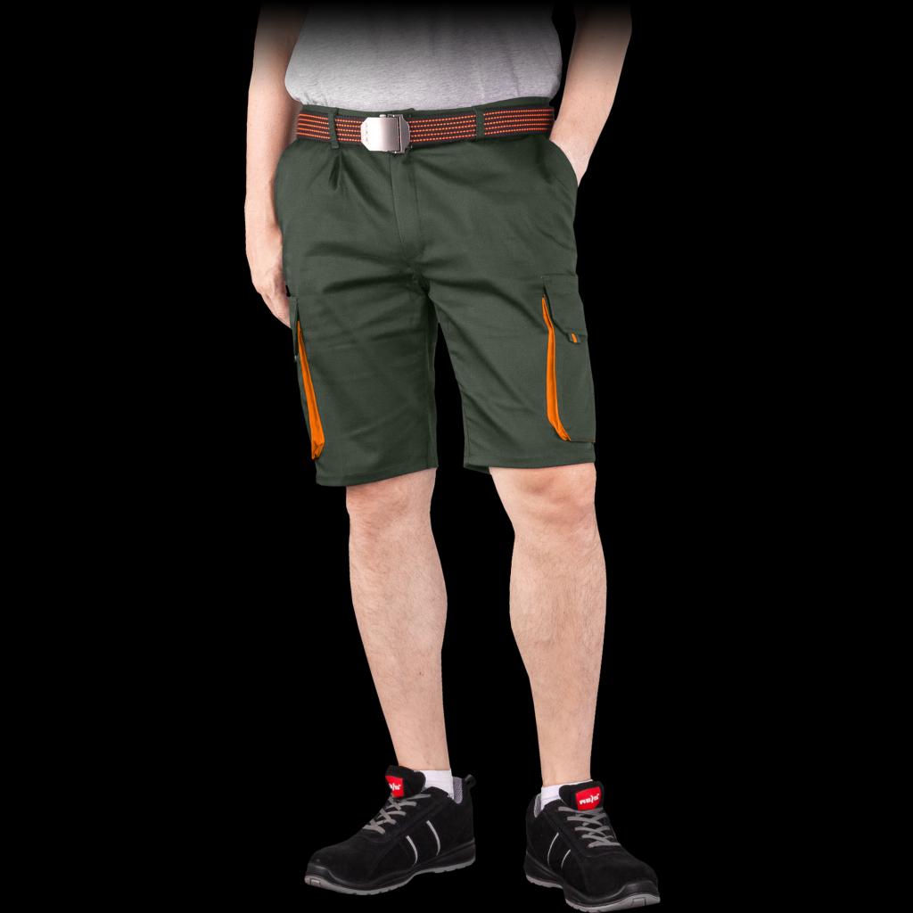 Elastingi vyriški šortai LAND Khaki