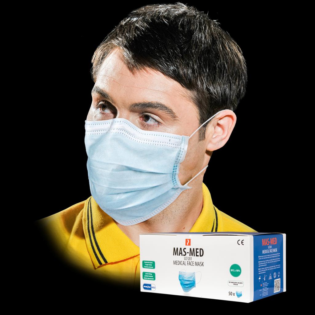 Medicininė veido kaukė MED (50 vnt.)