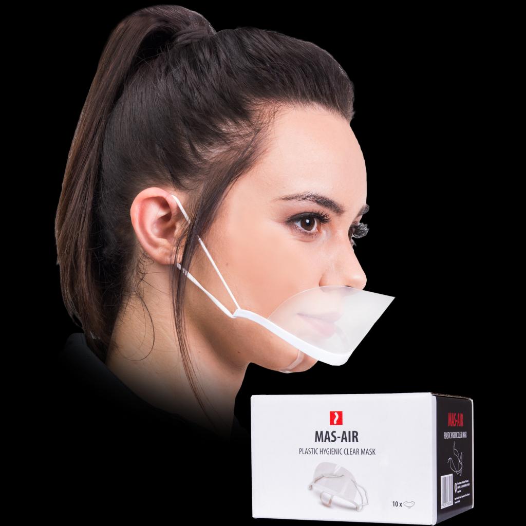 Higieninė veido kaukė AIR (10 vnt.), darbui maisto sektoriuje