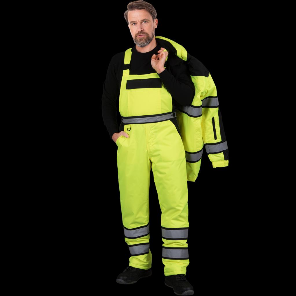 Pašiltintas darbo puskombinezonis MILING, dydžiai nuo M iki 8XL