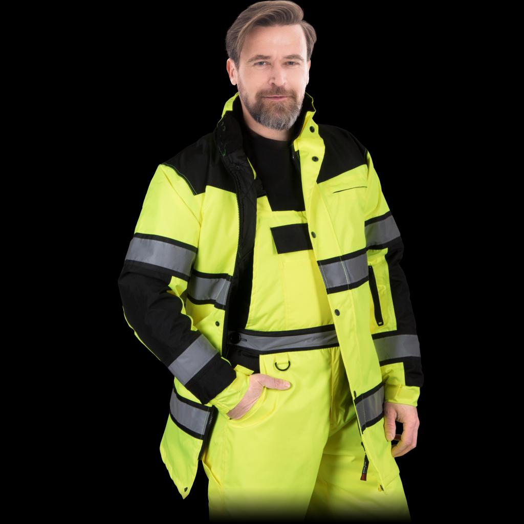 Signalinė striukė MILING Yellow