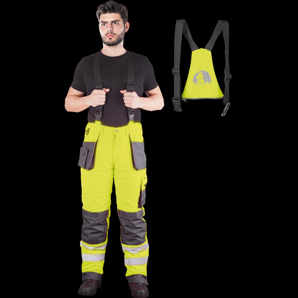 Pašiltintas puskombinezonis FORMEN-WX-VIS Yellow