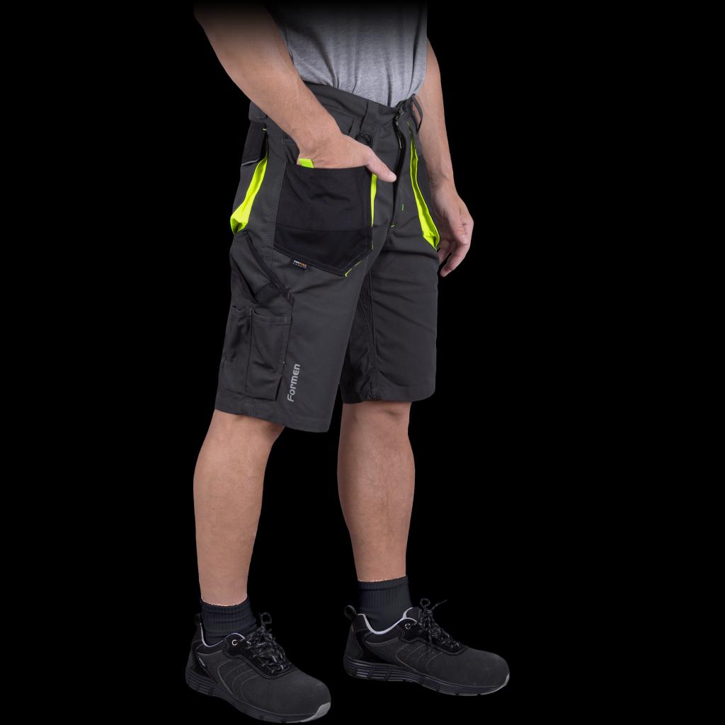 Šortai Formen Grey Yellow