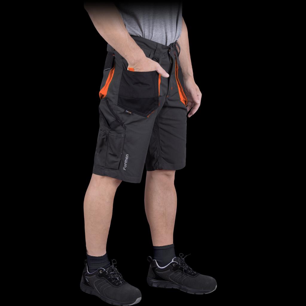 Šortai Formen Grey Orange