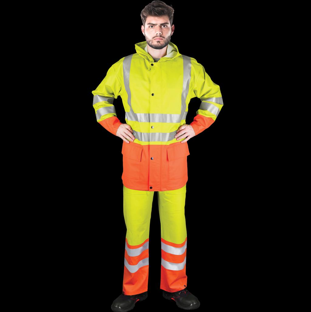 Lietaus kostiumas FLUO YELLOW