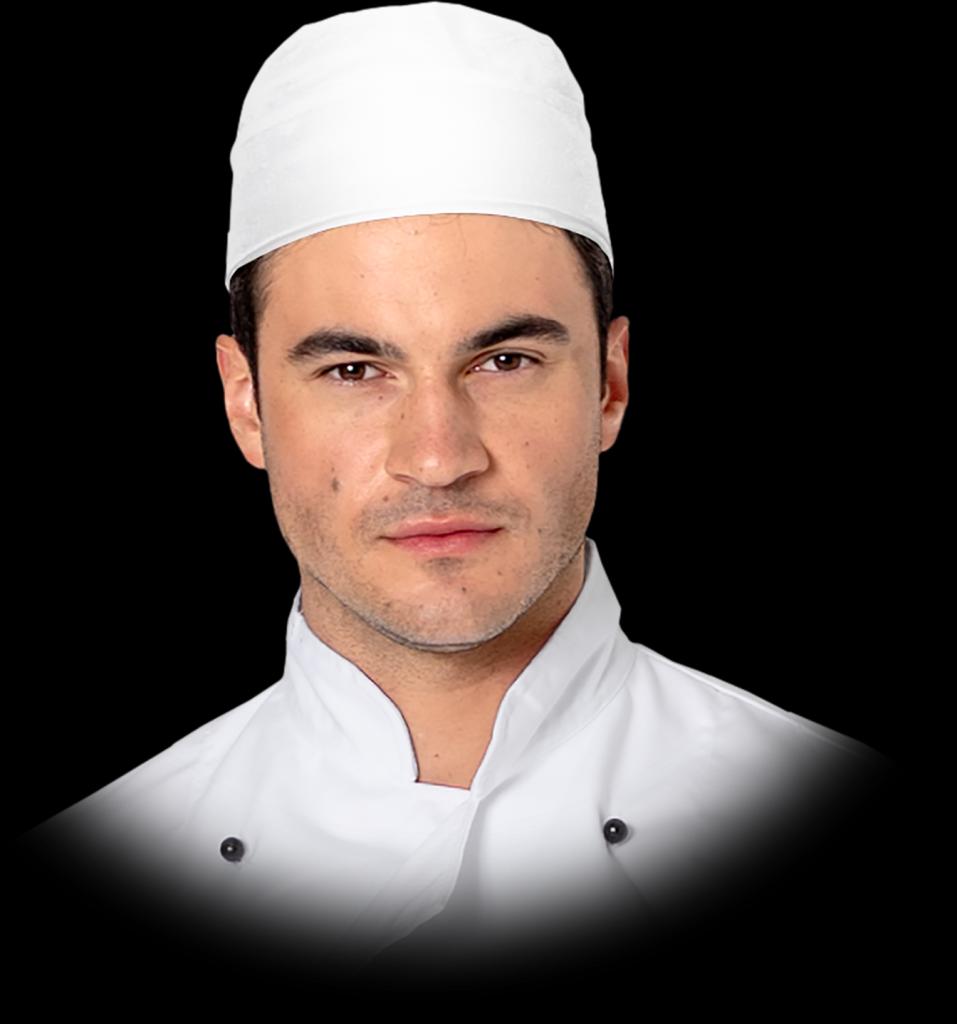 Žema virėjo kepurėlė SKULER WHITE