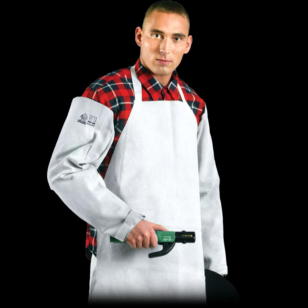 Odinės suvirintojo rankovės (komplektas - 2 vnt. rankovių) – maksimaliai patikima apsauga