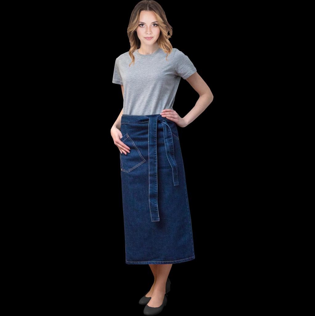 Universali prijuostė iš džinsinio audinio FORTE 90x80