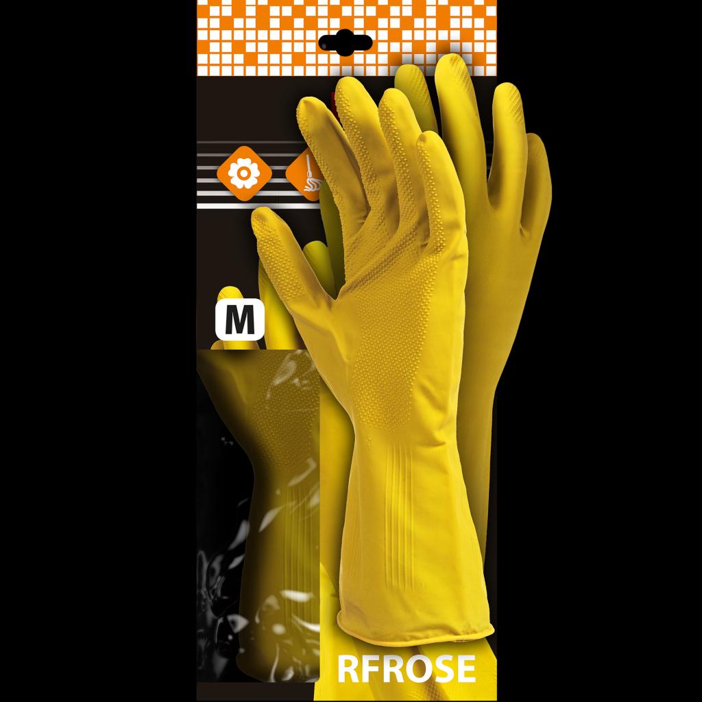 Apsauginės guminės pirštinės ROSE
