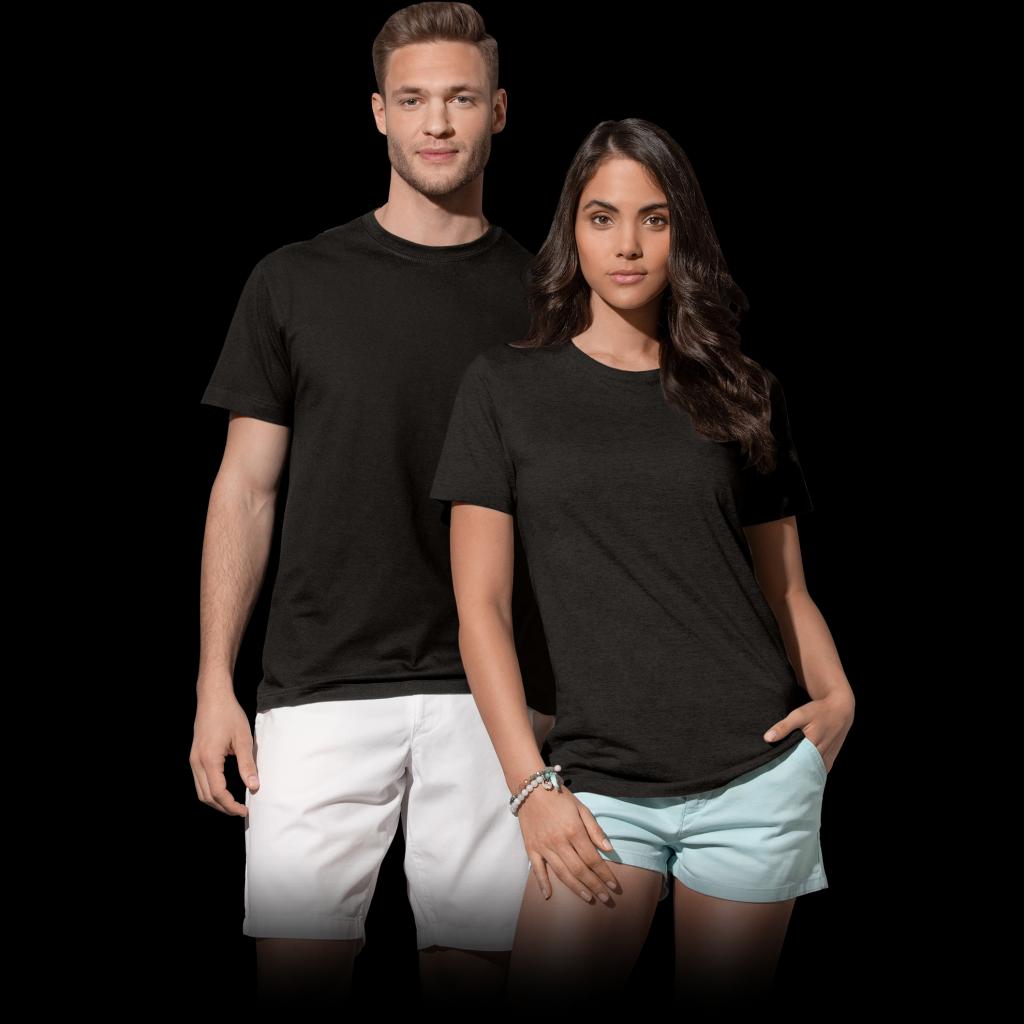 Kokybiški Unisex marškinėliai ST20, klasikinio dizaino, patogūs ir universalūs (įvairių spalvų)